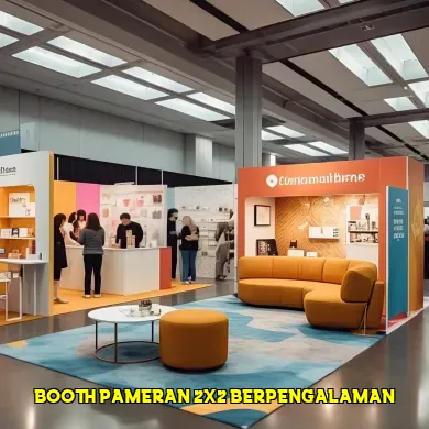 booth pameran 2x2 berpengalaman
